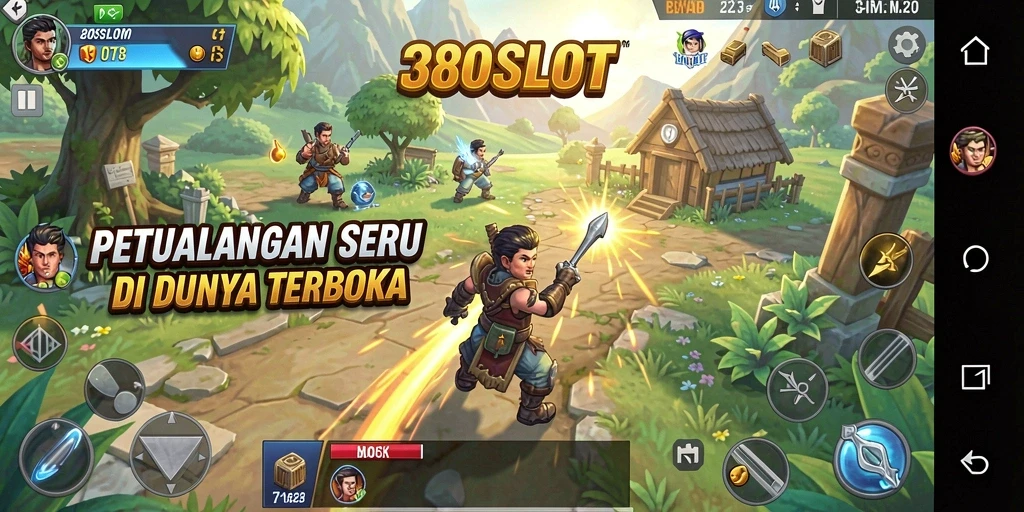 Tangkapan layar menunjukkan gameplay menarik di dunia terbuka 380SLOT.