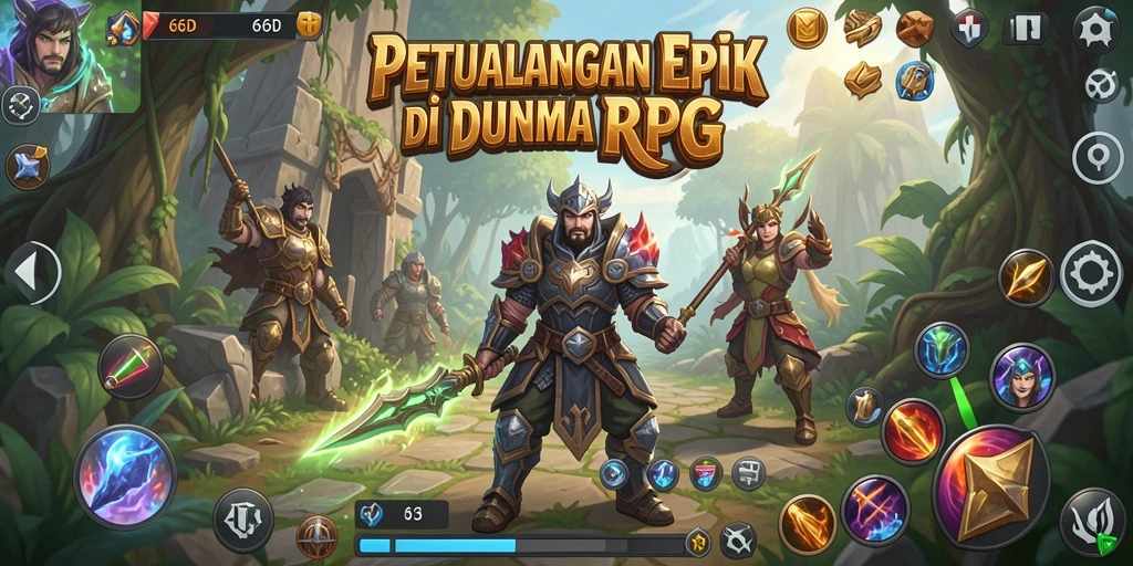 Gameplay menawan di dunia fantasi 66D.