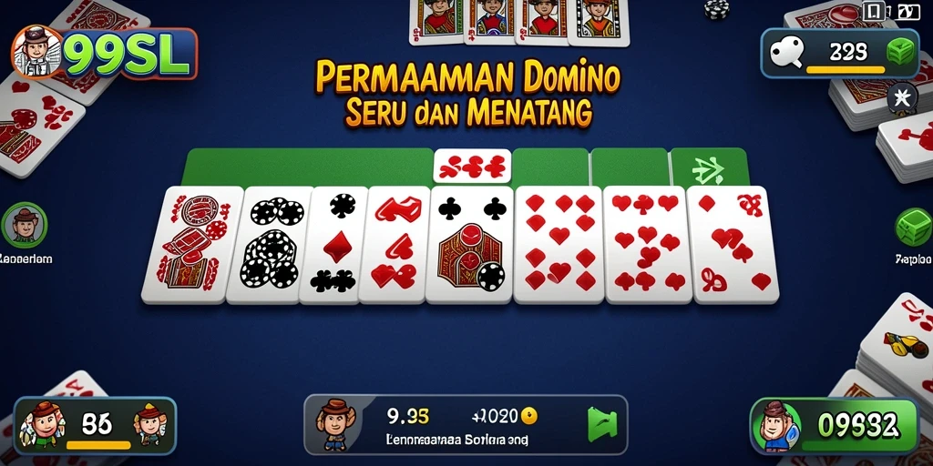 Screenshot gameplay 99SL yang menampilkan keseruan bermain domino.