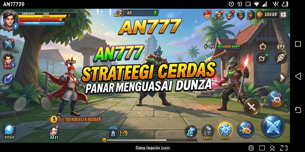 Tampilan gameplay menegangkan di AN777 yang penuh strategi.
