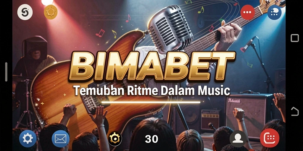 Tampilan gameplay BIMABET yang memukau dalam bermain musik.