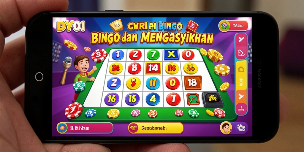 Tampilan gameplay Bingo yang seru di DY01.