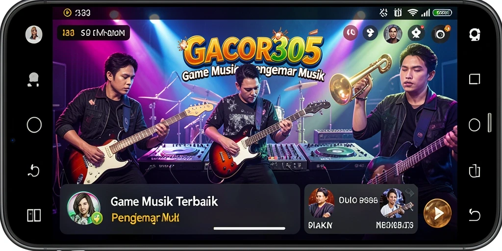 Tampilan menawan dari gameplay GACOR305 dengan berbagai lagu menarik.