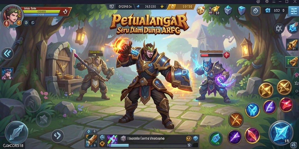 Screenshot GACOR518 menampilkan aksi pertarungan yang dinamis dan grafis yang memukau.