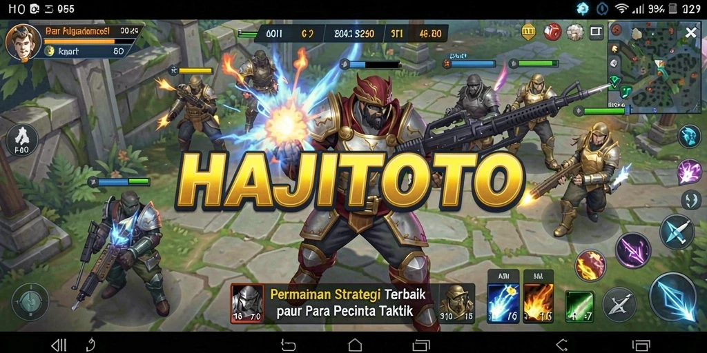 Tampilan gameplay HAJITOTO dengan strategi yang mendebarkan dan taktik menarik.