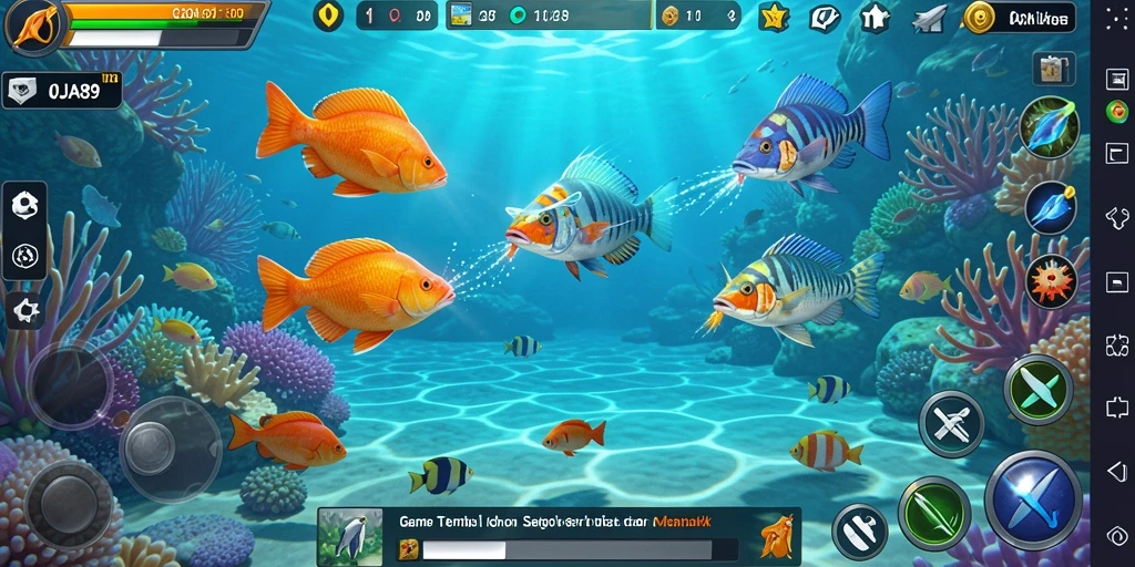 Tampilan menarik gameplay OJA89 dalam menembak ikan.