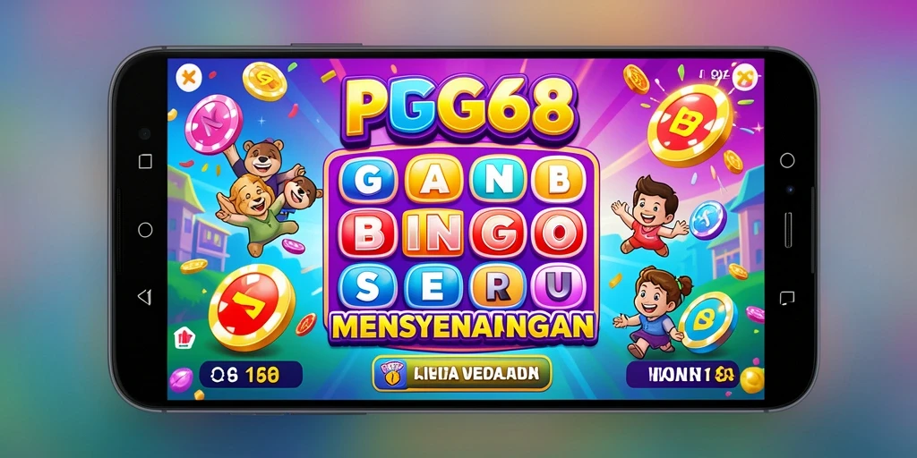 Screenshot utama PGG68 yang menampilkan gameplay Bingo yang seru dan menegangkan.