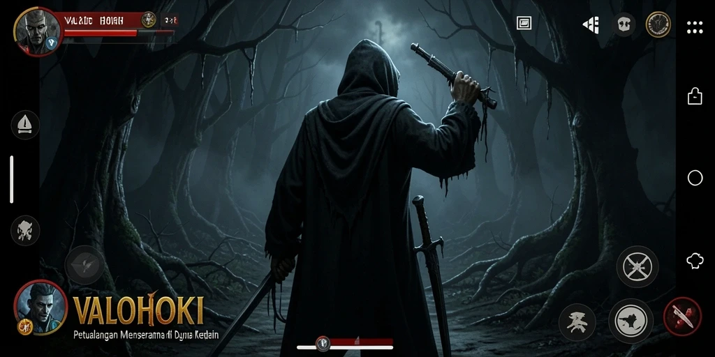 Tangkapan layar dari gameplay VALOHOKI yang penuh ketegangan.